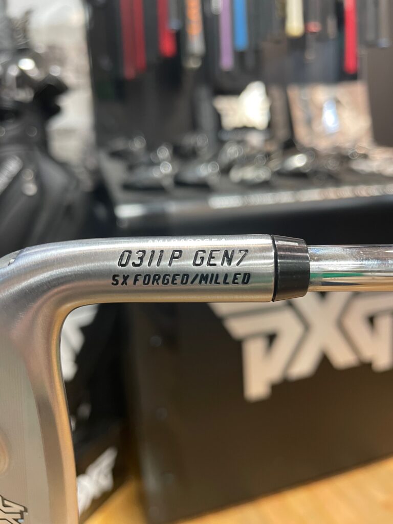 PXG GEN 3アイアン、シリアルナンバーあります。 だらし